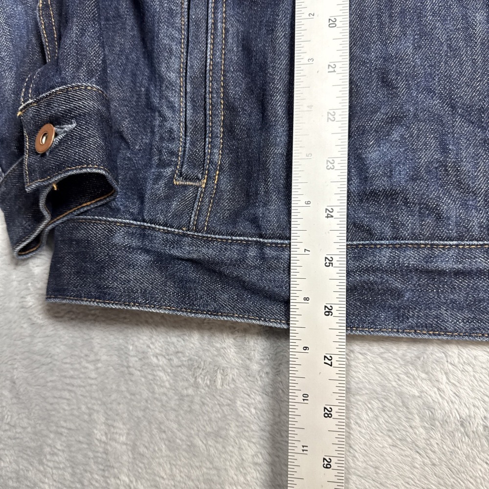 Tellason Stock Denim Jacket Men XL Blue USA Cone Mills 14 Ounce - Picture 9 of 11